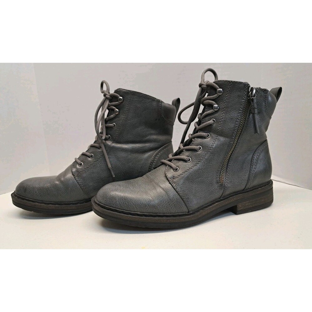 Baretraps Women's Amy Sue Gray Combat Boots 9.5M - Picture 3 of 7